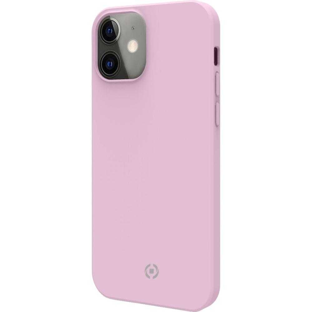 Husa de protectie Celly Feeling pentru iPhone 12 Mini, Roz