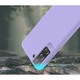 Ütésálló szilikon tok, mikroszálas belsővel, kompatibilis Samsung Galaxy S21 Plus készülékkel; S21+, lila