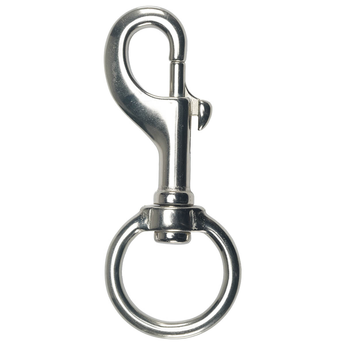 Carabiniera Scubapro - Swivel (round eyelet), bolt snap, inox 32/122