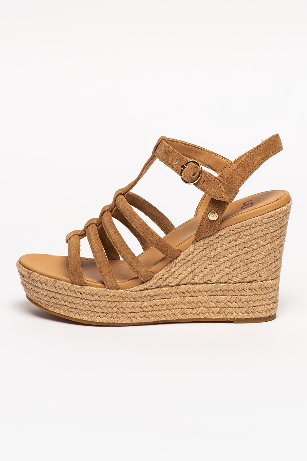 UGG, Sandale wedge de piele intoarsa Cressida