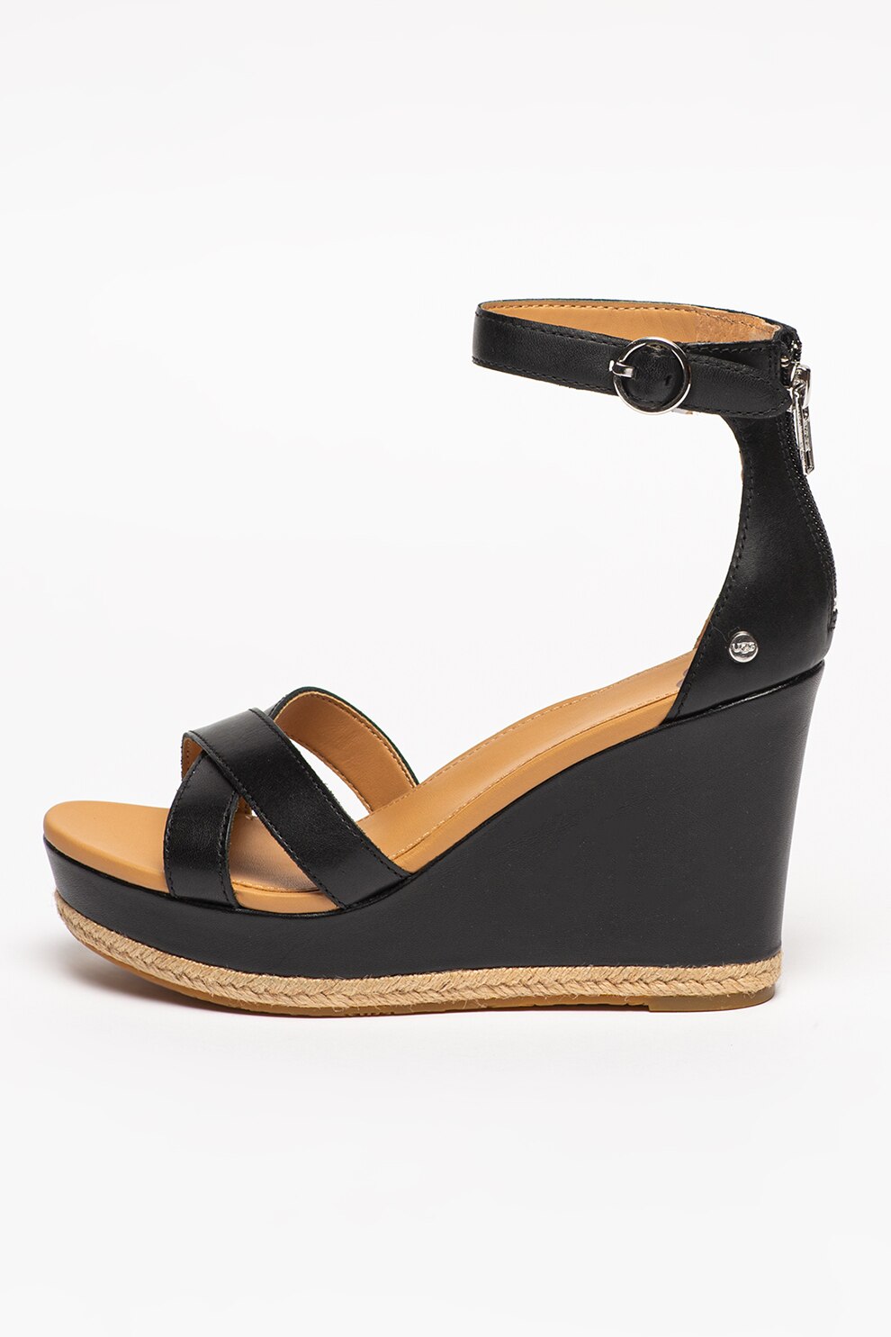 UGG, Sandale wedge de piele Ezrah