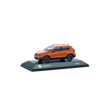 Macheta auto originala, Seat Ateca, 1:43, Portocaliu Macheta auto originala, Seat Ateca, 1:43, Portocaliu