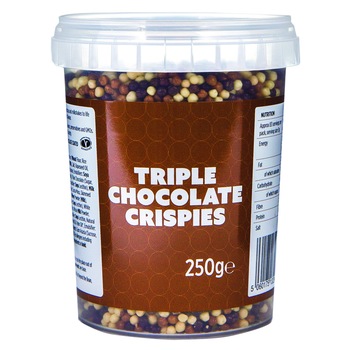 Topping Triple Chocolate Crispies, 250g Topping Triple Chocolate Crispies, 250g