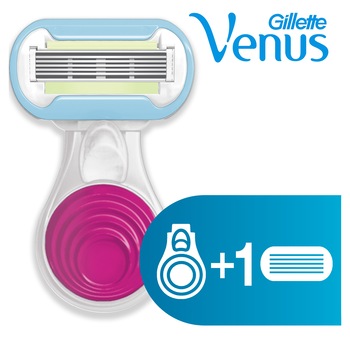 Aparat de ras Gillette Venus Embrace SNAP, maner cu rezerva inclusa Aparat de ras Gillette Venus Embrace SNAP, maner cu rezerva inclusa
