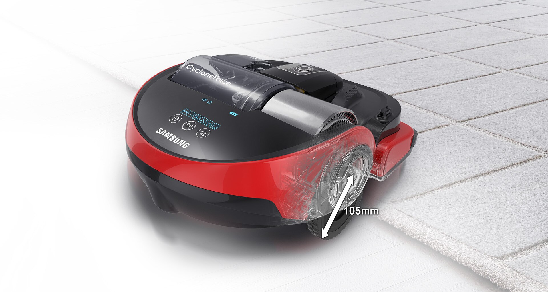 Robot de aspirare Samsung PowerBot Essentials, CycloneForce