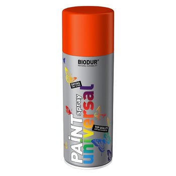 Spray vopsea Biodur Rosu trafic RAL 3020 400 ml Spray vopsea Biodur Rosu trafic RAL 3020 400 ml