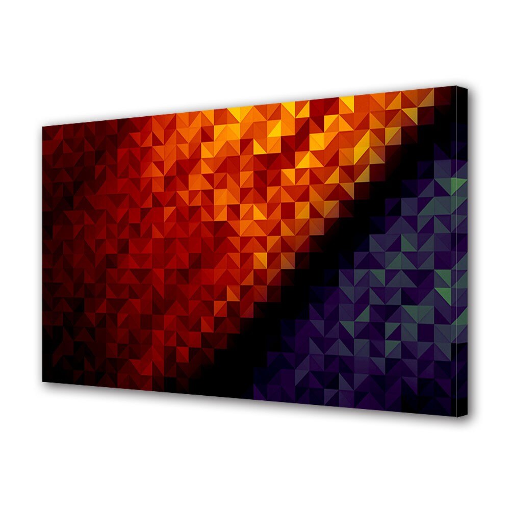 Tablou Canvas Patratele, 20 x 30 cm