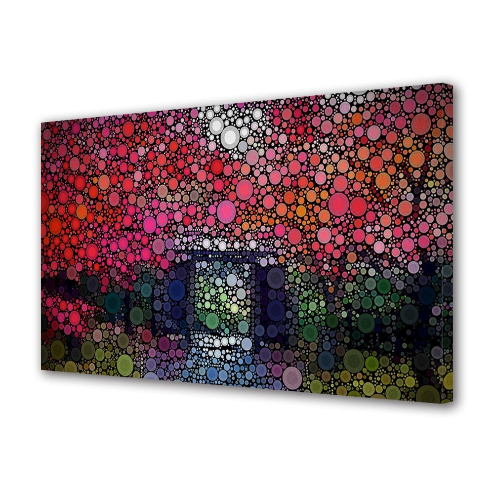 Tablou Canvas Cercuri in natura, 20 x 30 cm
