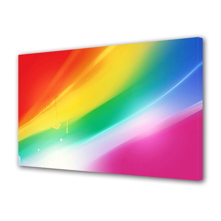 Tablou Canvas Culorile curcubeului, 20 x 30 cm