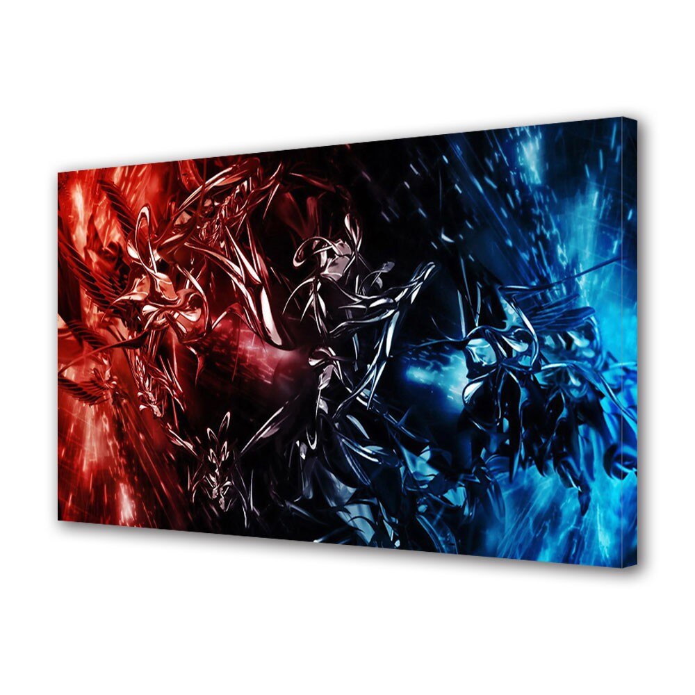 Tablou Canvas Foc si gheata, 20 x 30 cm