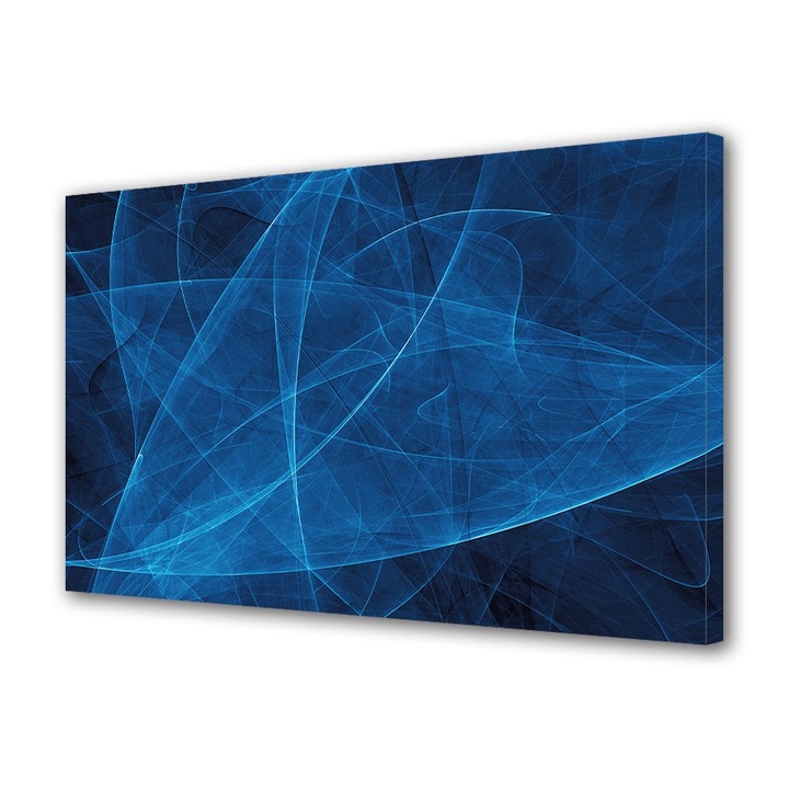 Tablou Canvas Asfalt albastru, 20 x 30 cm