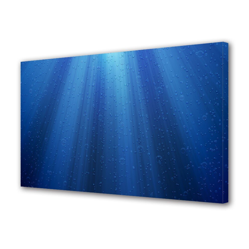 Tablou Canvas Raze de lumina sub apa, 20 x 30 cm