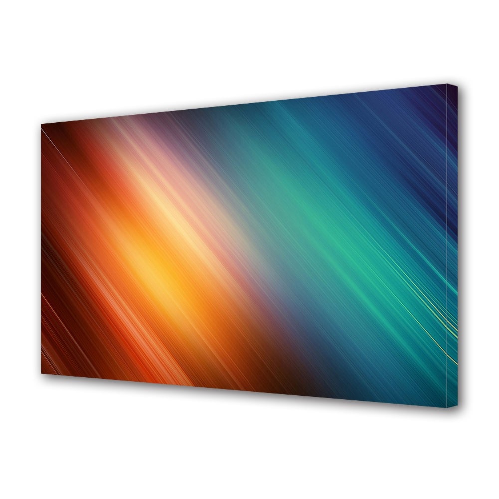 Tablou Canvas Unde de lumina, 20 x 30 cm