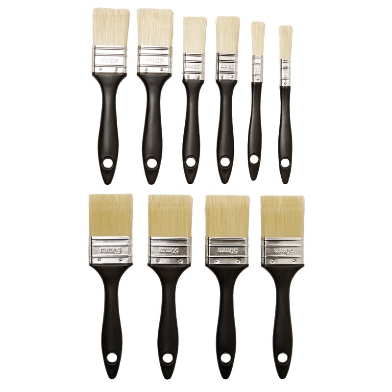 Set 10 pensule, negru, acoperire optima, curatare usoara