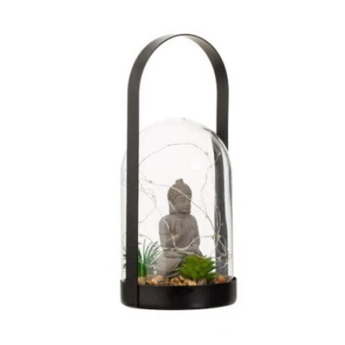 Felinar decorativ MPG, in stil asiatic cu 15 lumini led