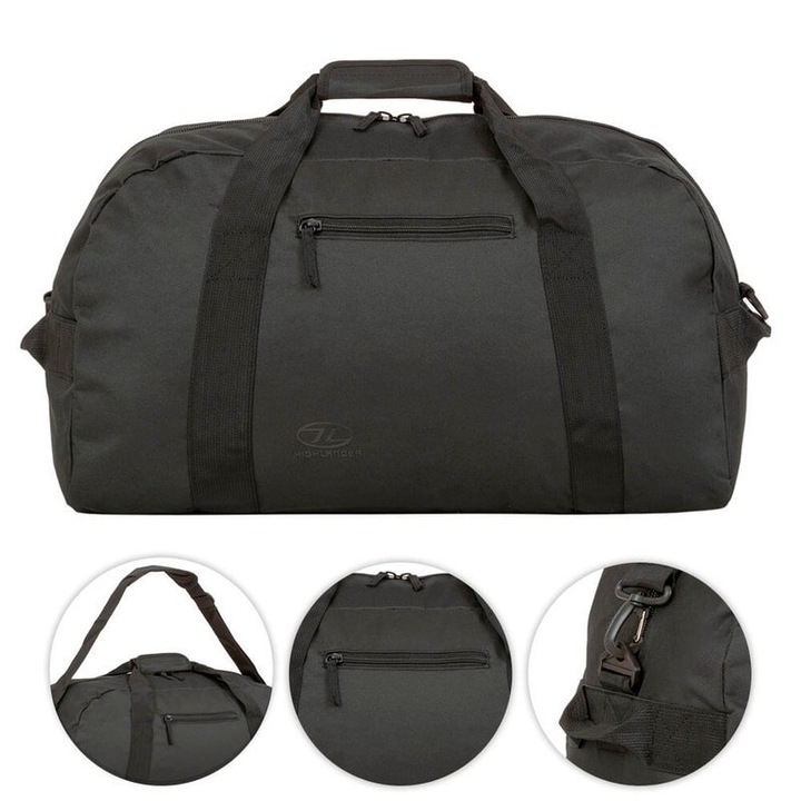 Highlander Cargo utazótáska 45L Fekete