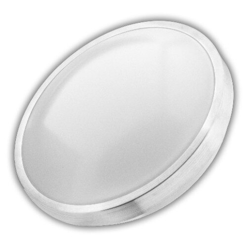 Plafoniera LED Avide, Oyster Pandora, High Lumen, 18W, 6400K, aluminiu, 330 x 100 mm, 1700 lumeni, lumina rece