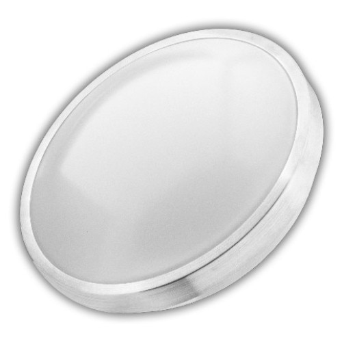 Plafoniera LED Avide, Oyster Pandora, High Lumen, 24W, 3000K, aluminiu, 380 x 110 mm, 2 200 lumeni, lumina calda