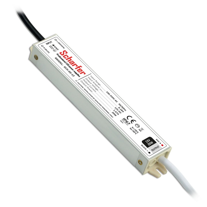 Sursa de alimentare LED Profesionala 12V 20W SCHARFER