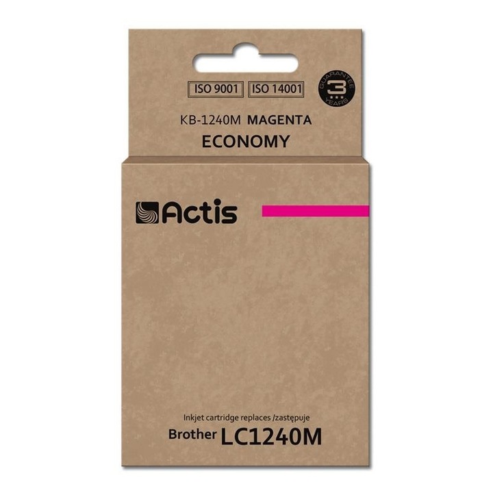 Actis KB-1240M Brother 19 ml magenta kompatibilis tintapatron