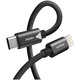 Cablu Vetter Type-C Cable to tip lightning with PD Quick Charge, MFI, Negru