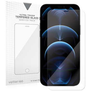 Folie Protectie Ecran iPhone 12 Pro Max, 3 Pack Folie Protectie Ecran iPhone 12 Pro Max, 3 Pack