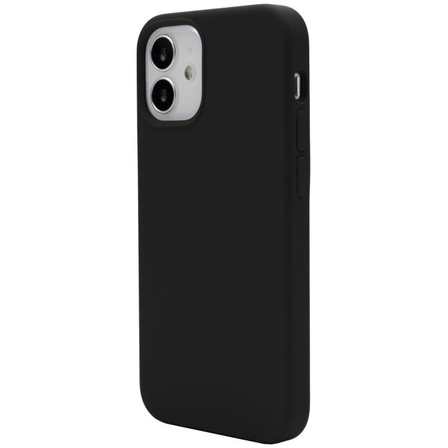 Husa de protectie Vetter pentru iPhone 12 mini, Clip-On Soft Touch Silk Series, Black