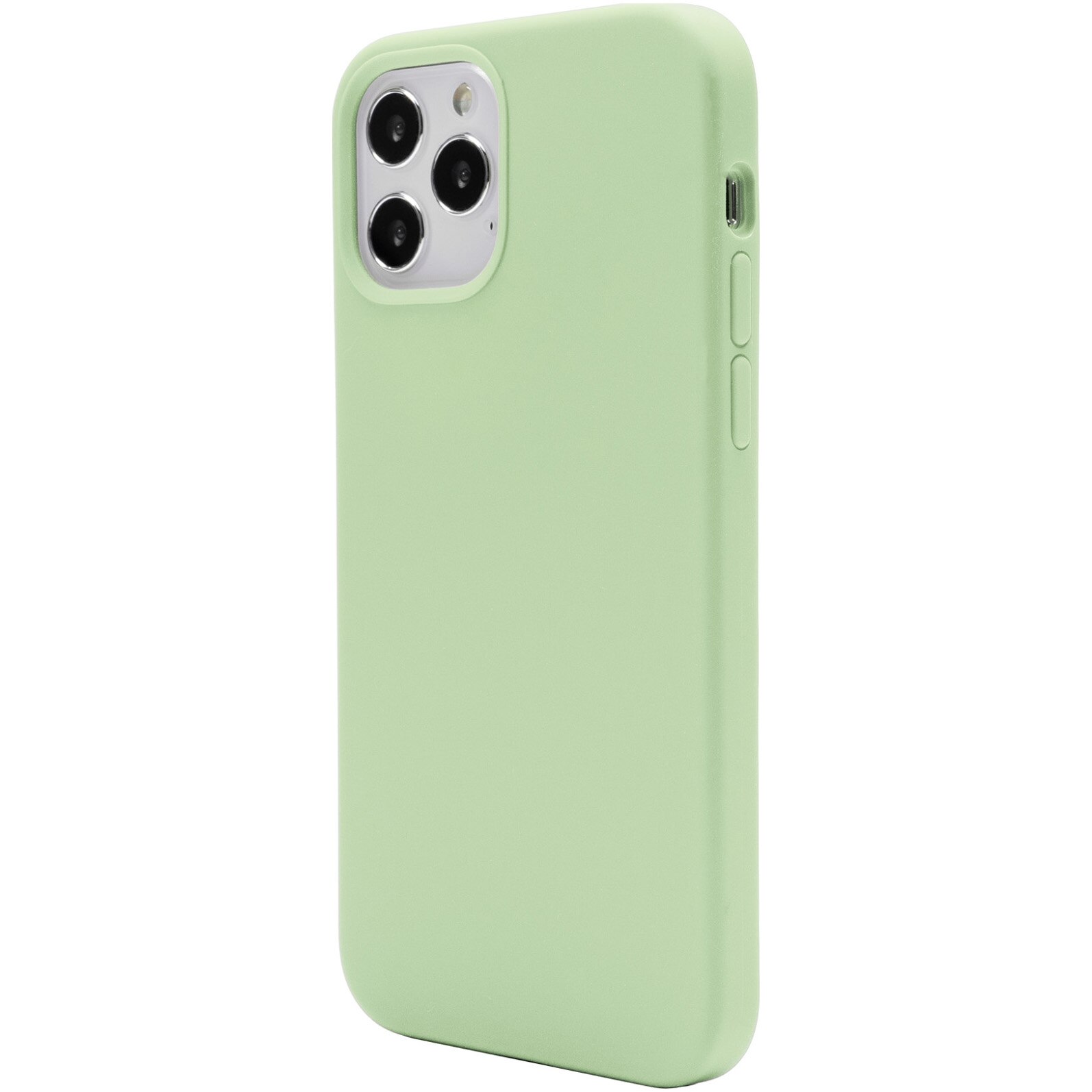 Husa de protectie Vetter pentru iPhone 12 Pro, 12, Clip-On Soft Touch Silk Series, Green