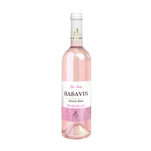 Vin Muscat Rose, Basavin, demidulce, 0.75 l