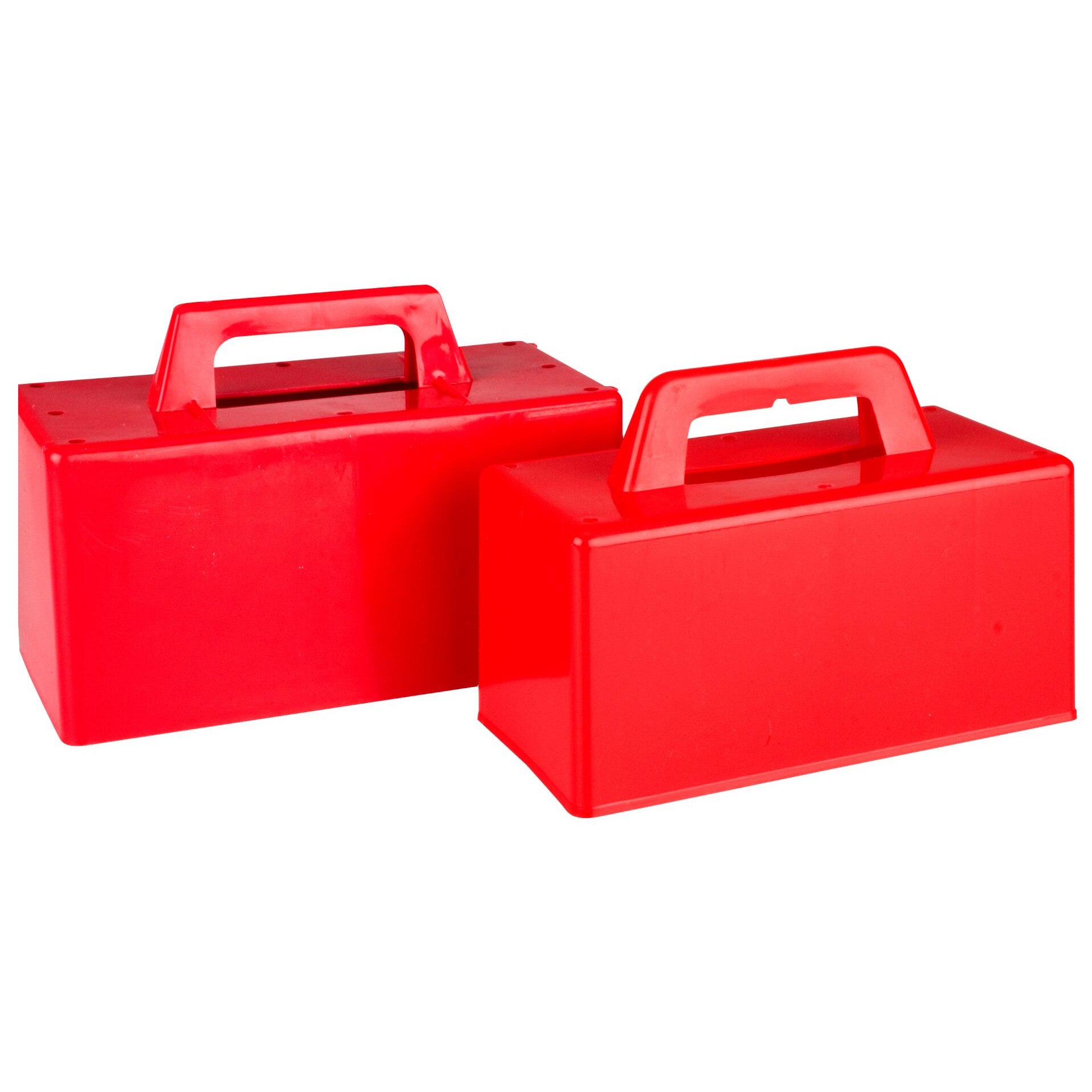Set 2 forme pentru castele de nisip sau iglu de zapada, Rosu