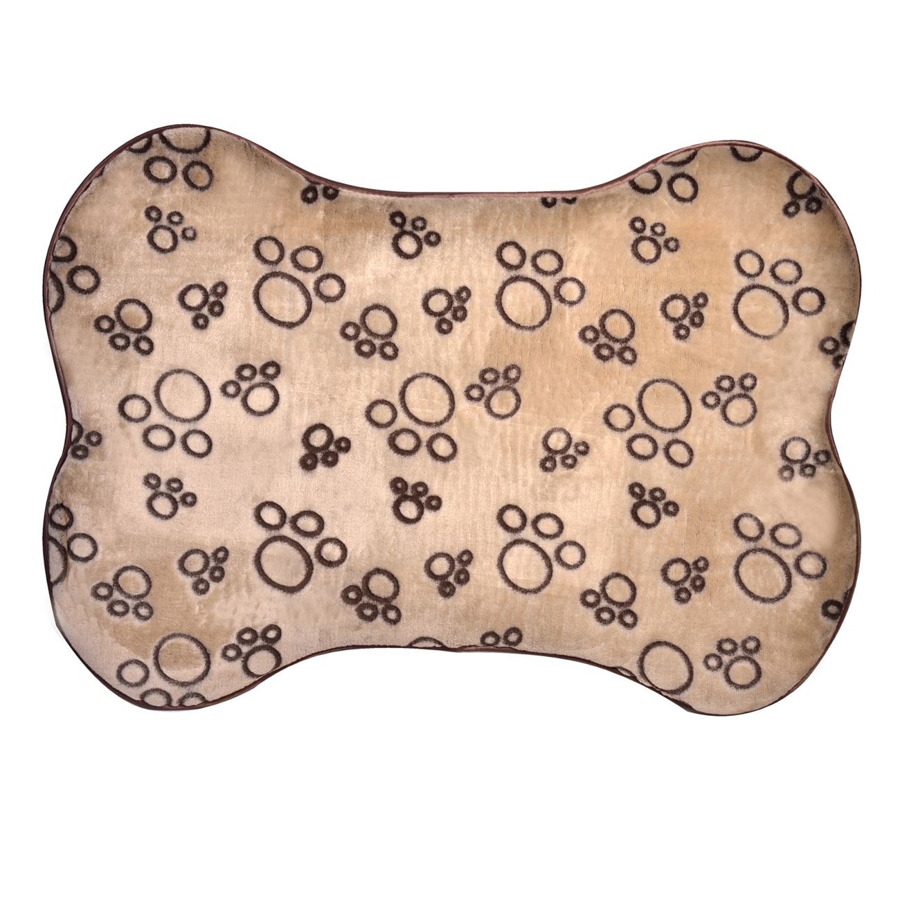 Covor pentru caini Edea, Poliester, 76 x 54 cm, Bej