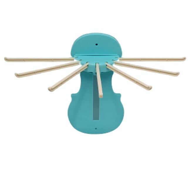 Suport Prosop Baie mobil ,cu Sapte Brate Albastru/Alb