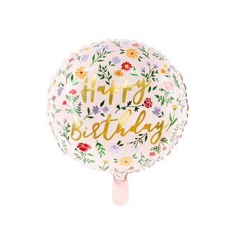 Balon folie Happy Birthday, Deco, Multicolor, 35cm Balon folie Happy Birthday, Deco, Multicolor, 35cm