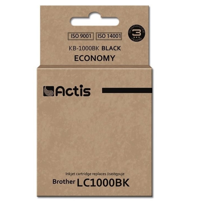 Actis KB-1000BK Brother 36 ml fekete kompatibilis tintapatron