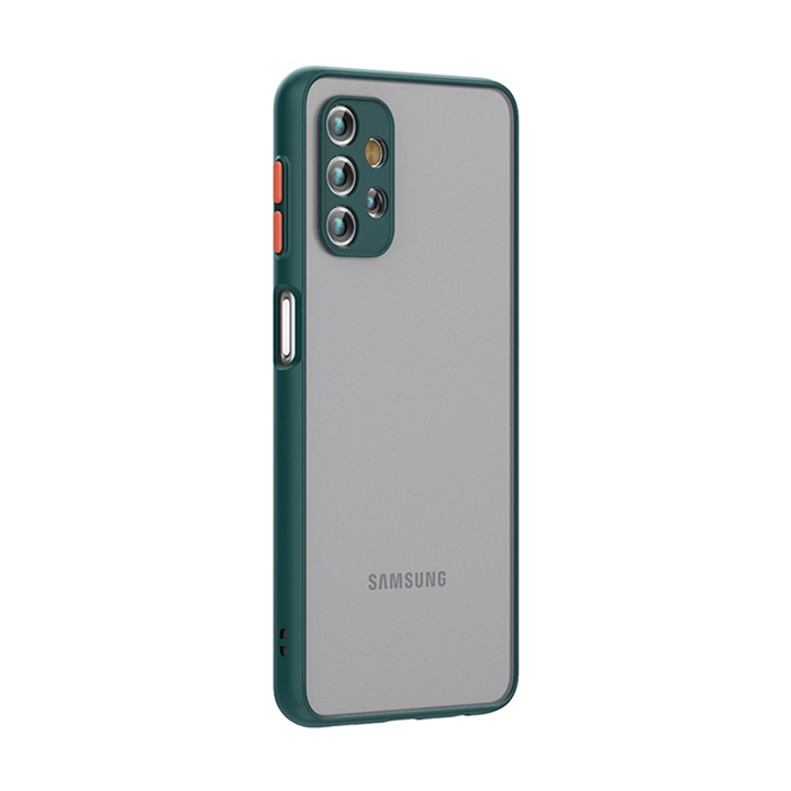 Калъф Premium Techsuit Ultra Slim Optim Design, съвместим с Samsung Galaxy A32 5G, тъмно зелен