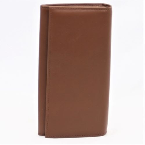 Portofel dama caza pelletteria piele naturala maro coniac