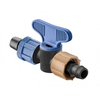 Robinet banda de picurare cu 2 Piulite, 16X14mm Robinet banda de picurare cu 2 Piulite, 16X14mm