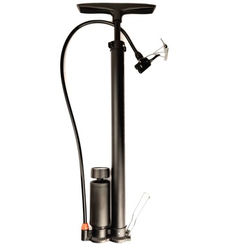 Pompa Manuala cu Manometru pentru Bicicleta, Auto, Moto, Maxim 7 Bar, Greutate Redusa - 725g Pompa Manuala cu Manometru pentru Bicicleta, Auto, Moto, Maxim 7 Bar, Greutate Redusa - 725g