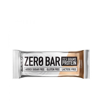 Baton Proteic, Biotech Usa, Zero Bar cu aroma de Cappuccino, 50 grame Baton Proteic, Biotech Usa, Zero Bar cu aroma de Cappuccino, 50 grame