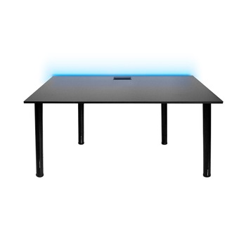 Birou gaming PROLED, Syberdesk, 132x73/76 cm, Negru Birou gaming PROLED, Syberdesk, 132x73/76 cm, Negru