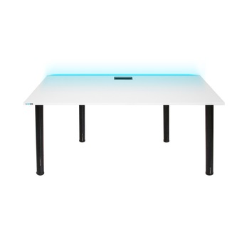 Birou gaming PROLED, Syberdesk, 132x73/76 cm, Alb/Negru Birou gaming PROLED, Syberdesk, 132x73/76 cm, Alb/Negru