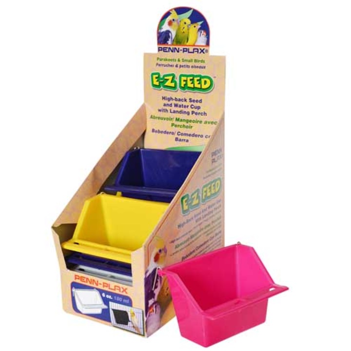 Penn Plax Etető műanyag felakasztható 120ml10x8x8cm