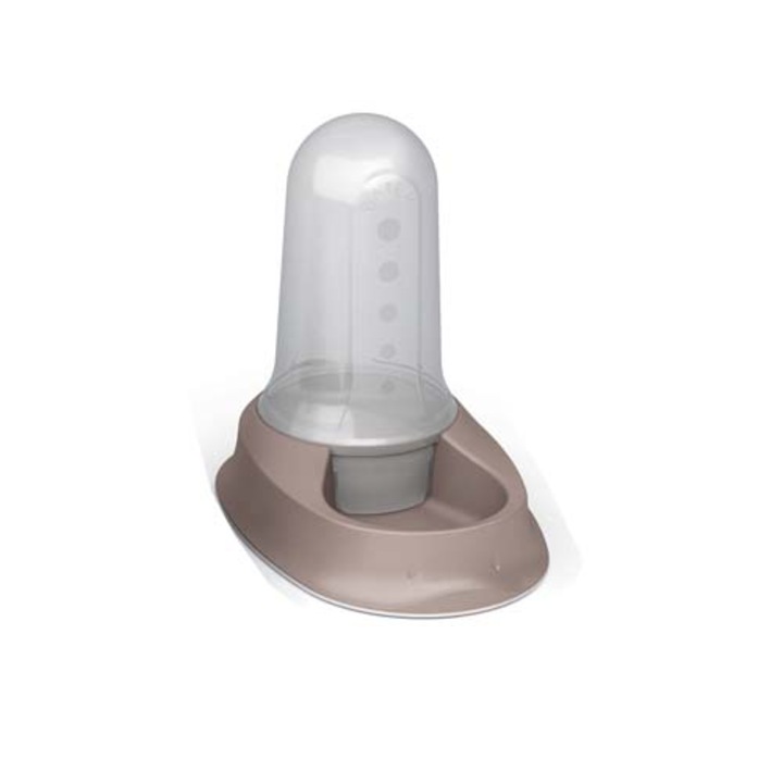 Stefanplast Multireserve Chic bowl light dove grey 3,5 l etető/itató tál 2in1
