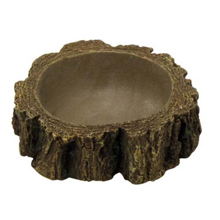 Hobby Itatótál Bark 8x9x3cm \"fatörzs\" itató tál