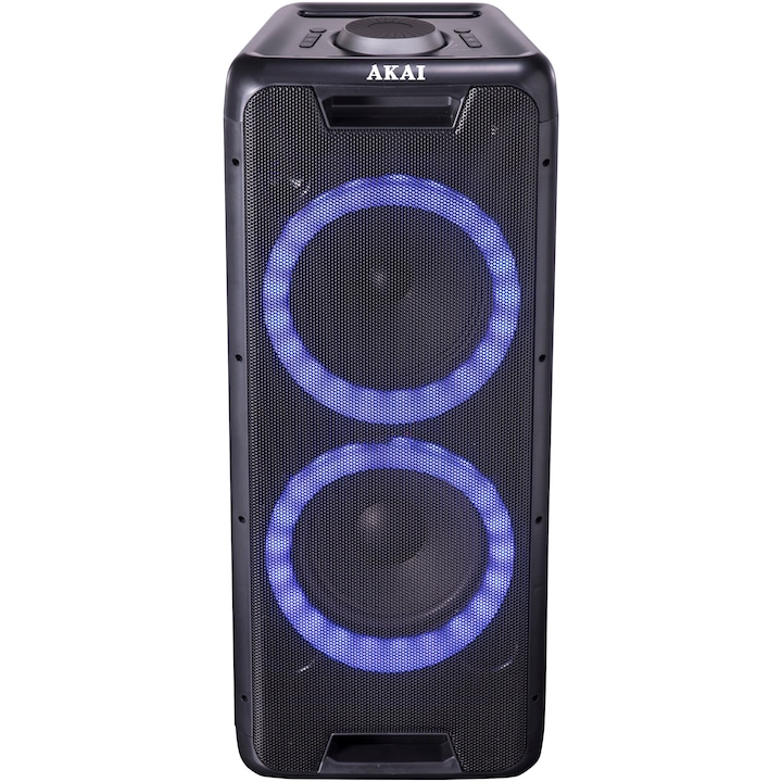 AKAI DJ-880 Aktív hordozható hangszóró, Bluetooth 4.2, 100W, FM Rádió
