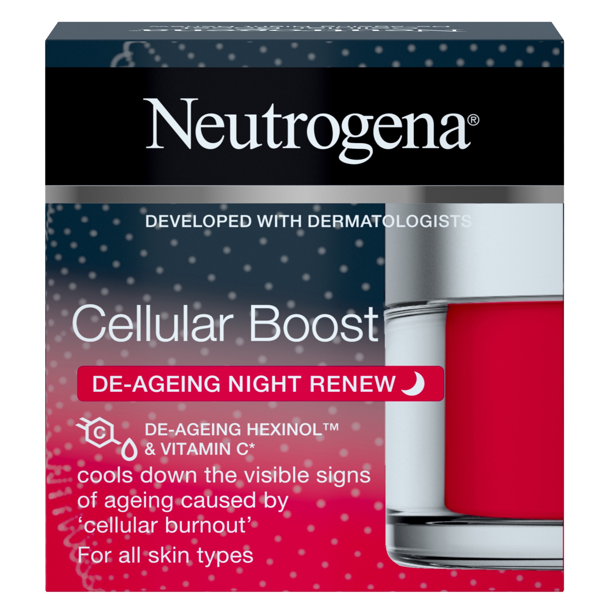 Neutrogena Cellular Boost crema antirid de noapte, 50ml