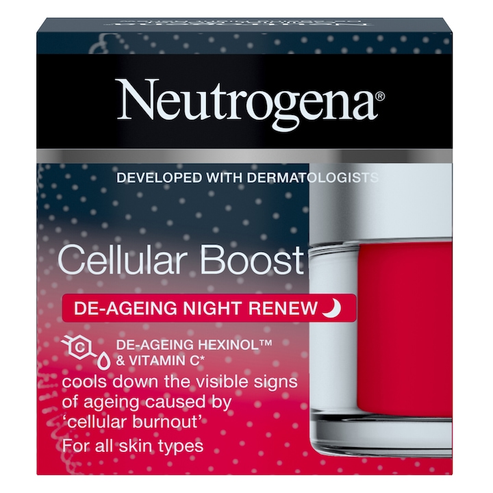 Neutrogena Cellular Boost Öregedésgátló éjszakai arckrém, 50 ml