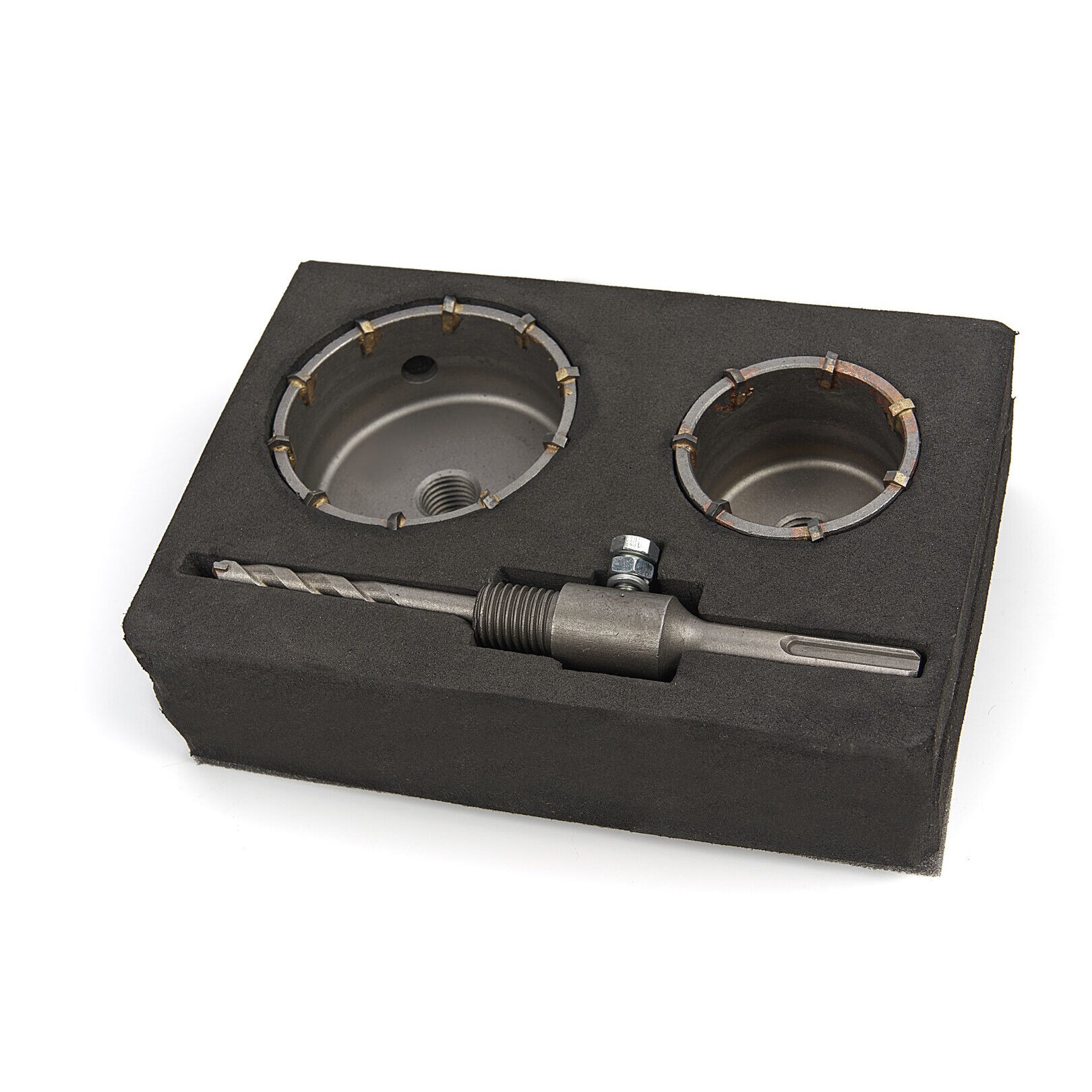 Set carote diamantate, HBM, sds, 60-80 mm, 2 piese