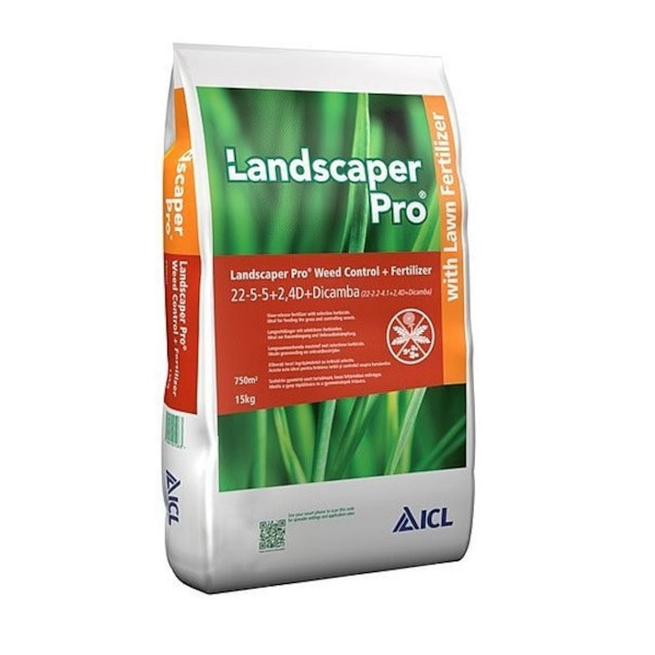Ingrasamant gazon Landscaper Pro Weed Feed Dicamba 15 kg