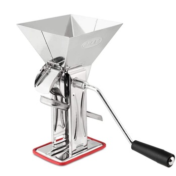 Masina de Tocat Rosii OMAC, Material Inox pentru Macinat si Stors Suc de Rosii si Bulion, Inaltime 30cm, Fixare cu Clema de Strangere Masina de Tocat Rosii OMAC, Material Inox pentru Macinat si Stors Suc de Rosii si Bulion, Inaltime 30cm, Fixare cu Clema de Strangere